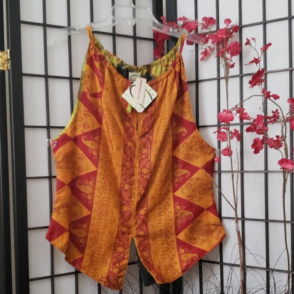 Tie back hankie camisole